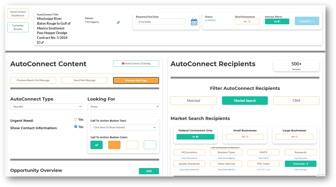 AutoConnect Automation Interface