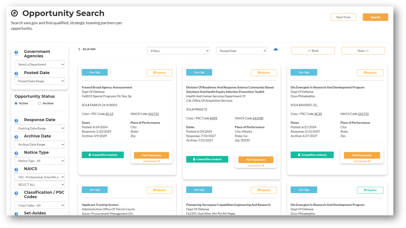 Discovery Search Preview